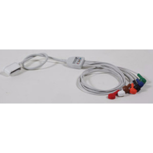 Langzeit-EKG Elektrodenkabel-Set, Sieben Elektrodenkabel, Drei Kanal, 61 cm (24 in), AHA, Seer 1000 Langzeit-EKG Elektrodenkabel-Set, Sieben Elektrodenkabel, Drei Kanal, 61 cm (24 in), AHA, Seer 1000